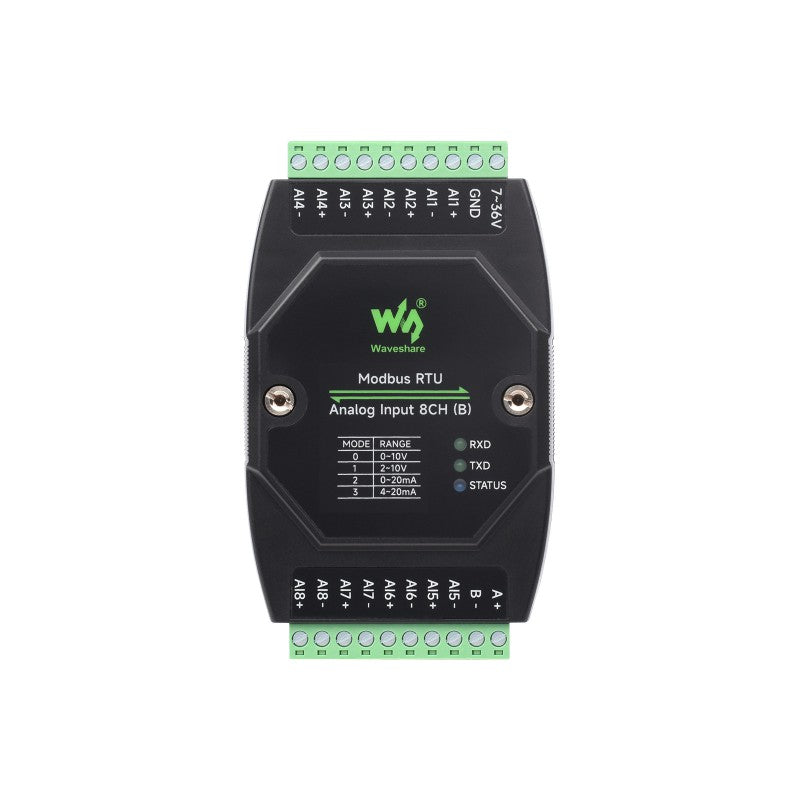 Waveshare Modbus RTU Analog Input 8CH (B)